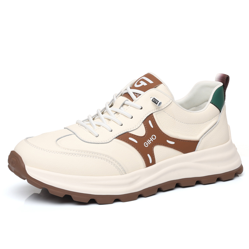 Дышащие низкие повседневные туфли для мужчин GIHO, White Coffee
Дышащие низкие повседневные туфли для мужчин GIHO, White Coffee