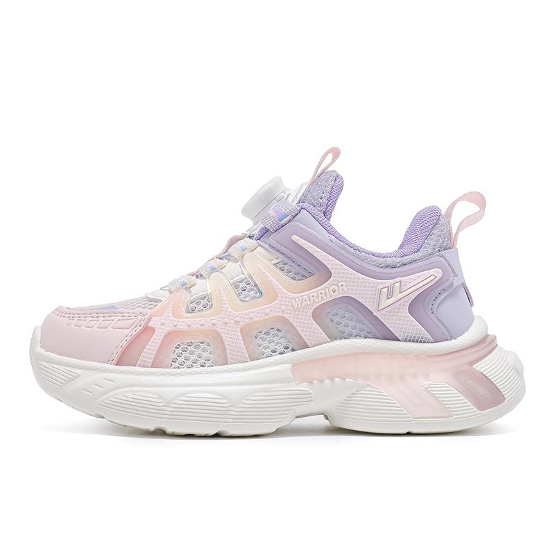 Детские противоскользящие и износостойкие дышащие низкие кроссовки для бега Warrior розовый бежевый фиолетовый Kids'
Детские противоскользящие и износостойкие дышащие низкие кроссовки для бега Warrior розовый бежевый фиолетовый Kids'