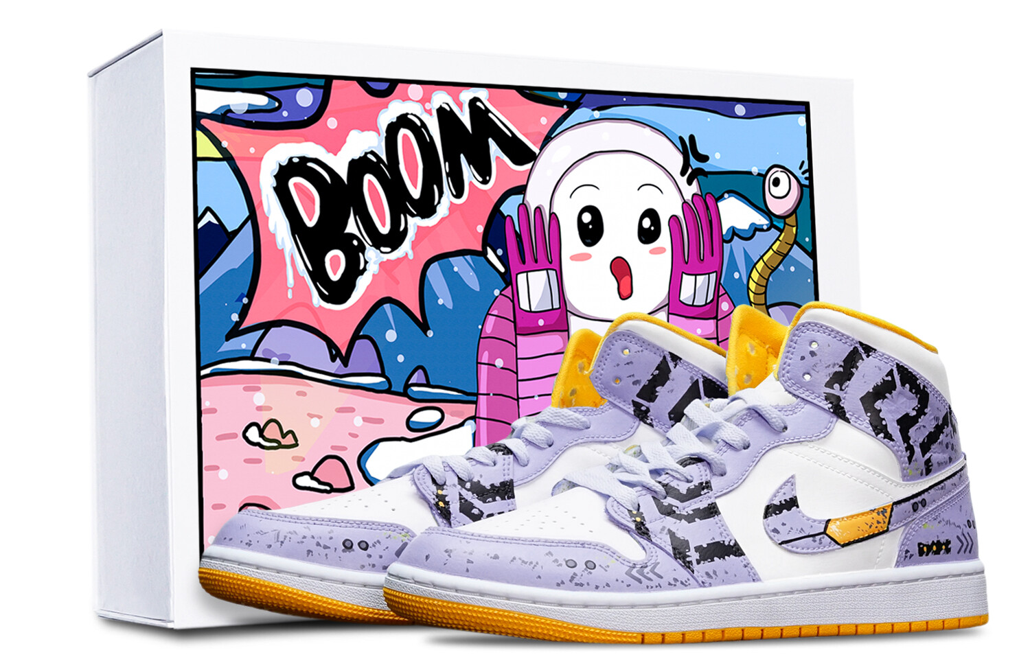 Кроссовки Air JORDAN 1 Vintage Basketball Shoes Women's High-Top Purple White
Кроссовки Air JORDAN 1 Vintage Basketball Shoes Women's High-Top Purple White