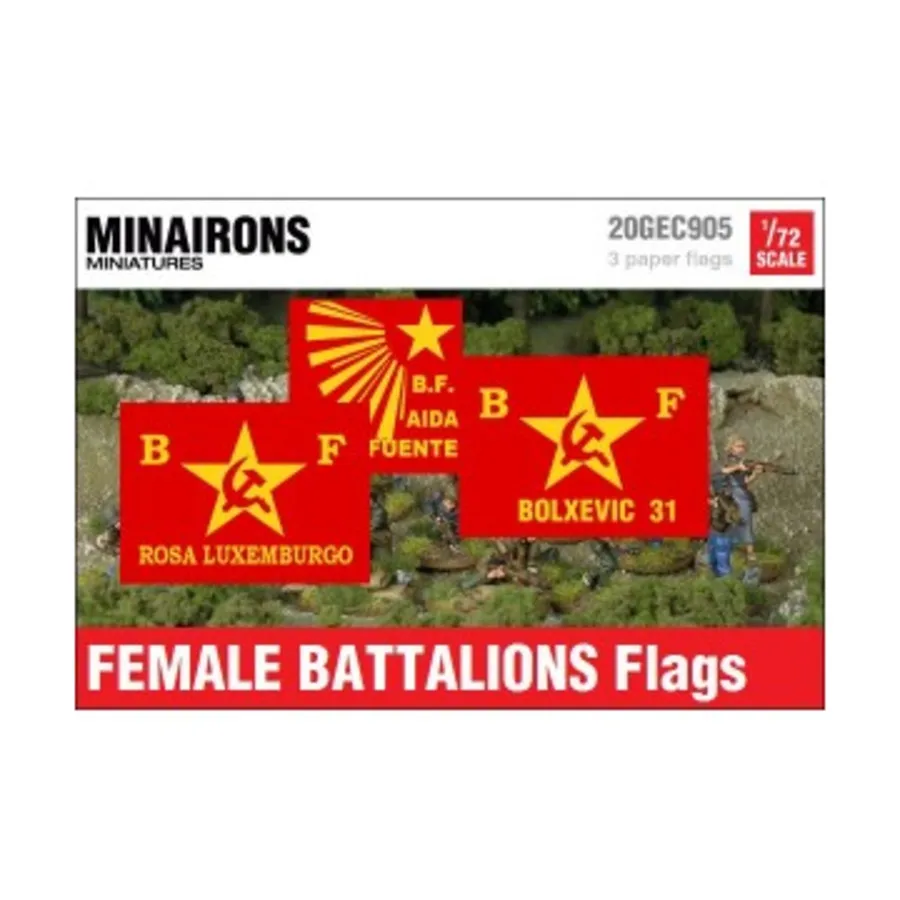 Флаги женских батальонов, Spanish Civil War - Decals & Flags (1:72) 
Флаги женских батальонов, Spanish Civil War - Decals & Flags (1:72)