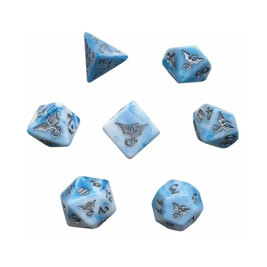 Poly Set Swirl — Облако с серебром (7), Dragon Dice (Black Oak)
Poly Set Swirl — Облако с серебром (7), Dragon Dice (Black Oak)