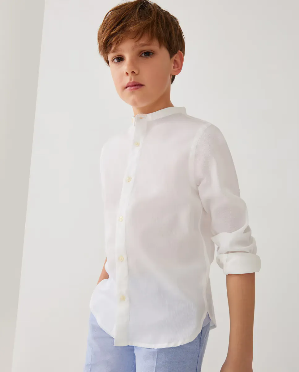 Рубашка для мальчиков с мандариновым воротником Coconut El Corte Inglés, белый
Рубашка для мальчиков с мандариновым воротником Coconut El Corte Inglés, белый