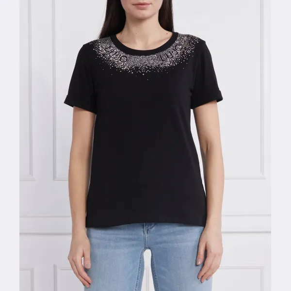 Футболка стандартного кроя Liu Jo, черный
Футболка стандартного кроя Liu Jo, черный