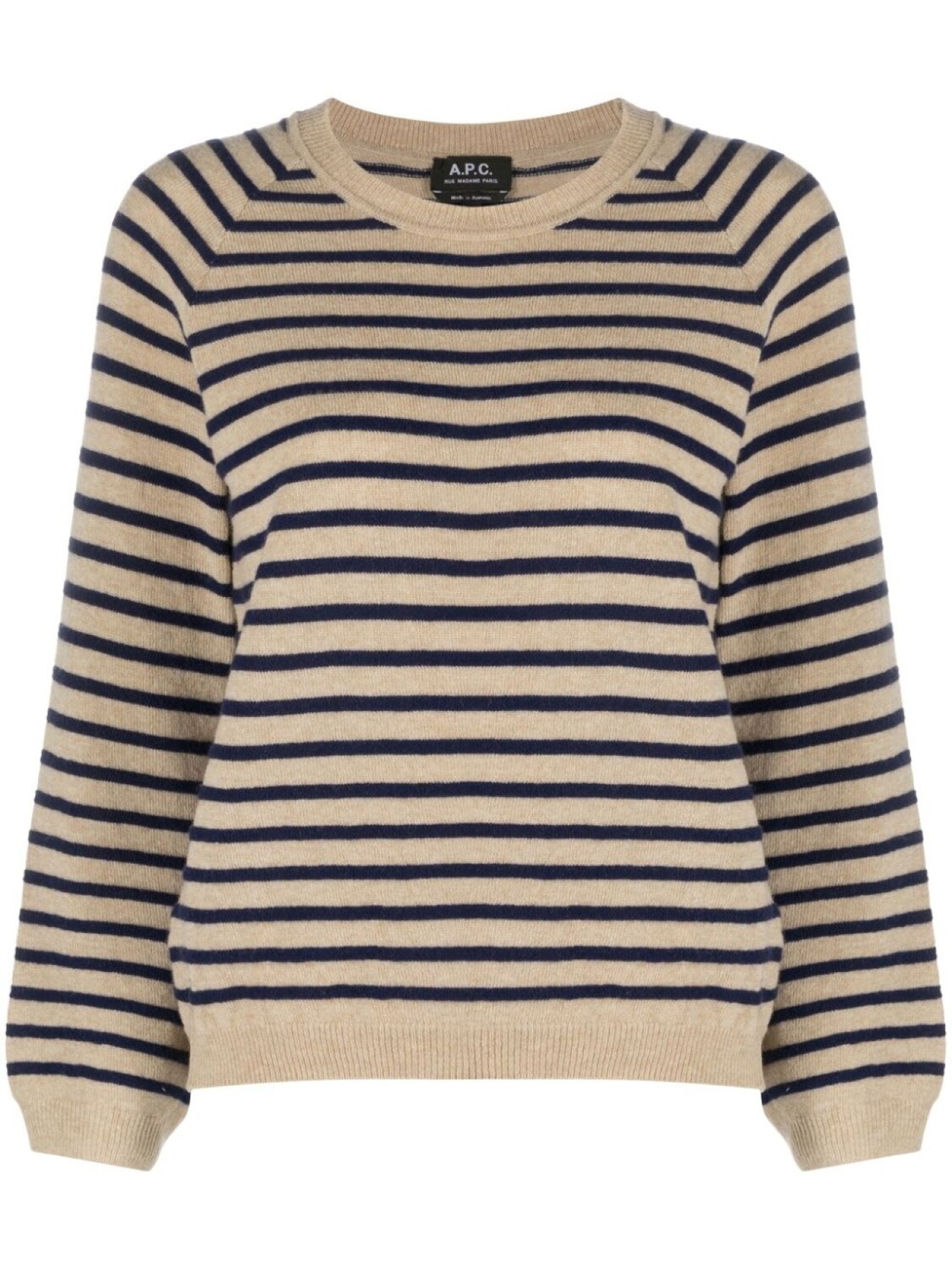 A.P.C. джемпер Lilas в полоску, нейтральный цвет
A.P.C. джемпер Lilas в полоску, нейтральный цвет