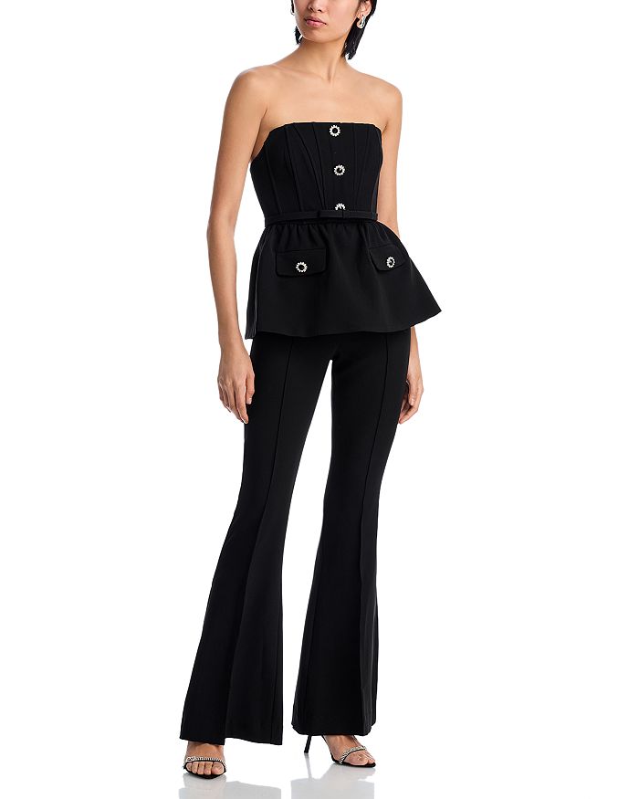 Креповый комбинезон Self-Portrait, черный
Креповый комбинезон Self-Portrait, черный