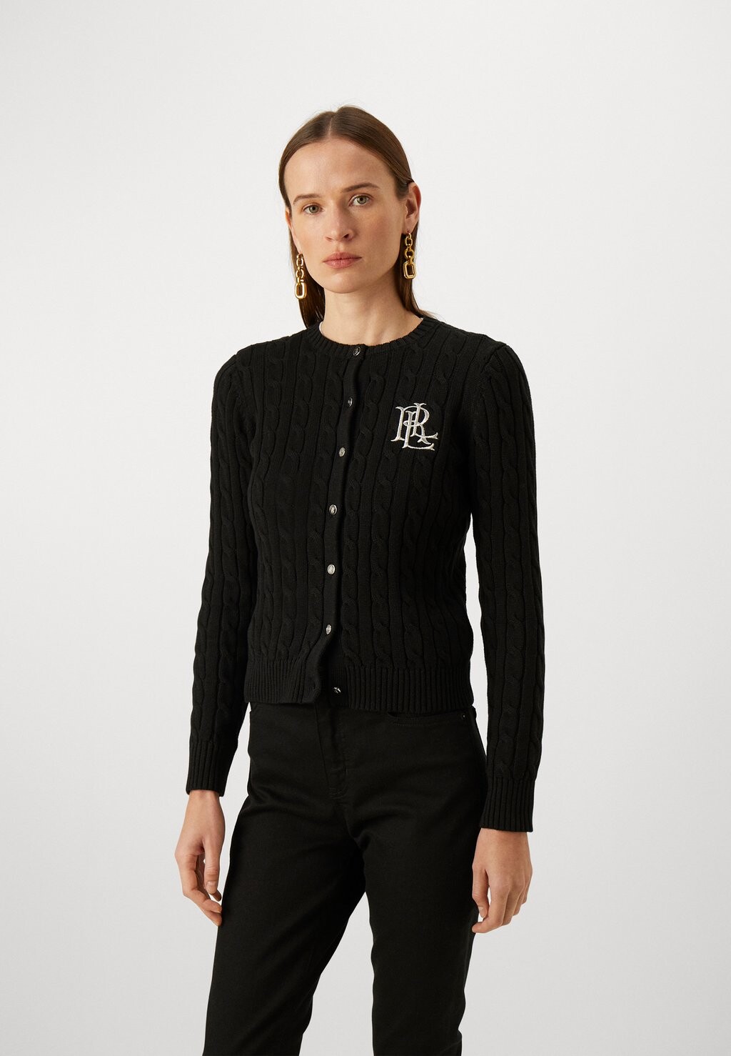 Кардиган Lauren Ralph Lauren RALHAN LONG SLEEVE, черный 
Кардиган Lauren Ralph Lauren RALHAN LONG SLEEVE, черный