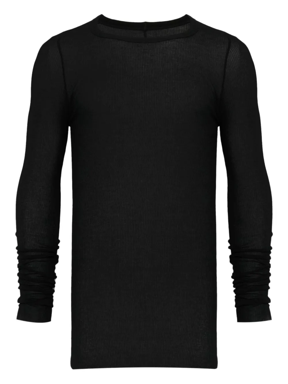 Футболка с длинными рукавами в рубчик Rick Owens, черный
Футболка с длинными рукавами в рубчик Rick Owens, черный