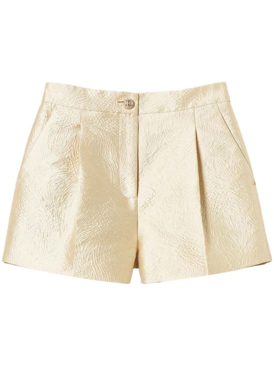 Жаккардовые шорты TWINSET, золотой
Жаккардовые шорты TWINSET, золотой