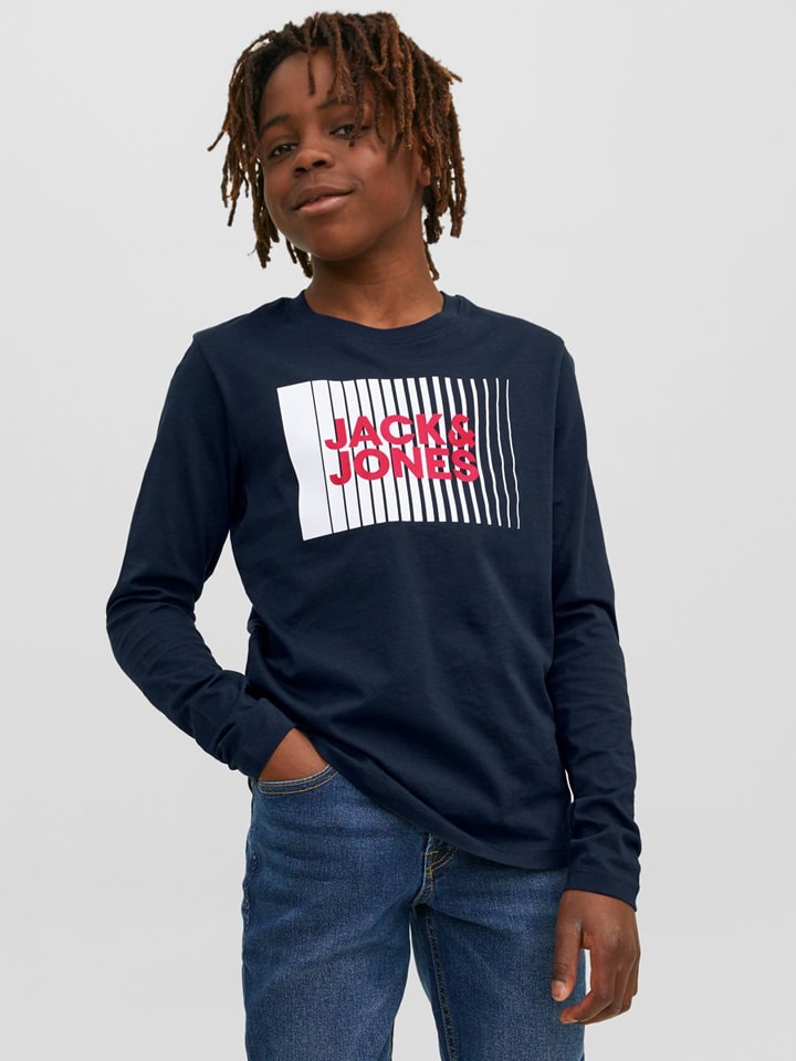 JACK & JONES Junior Футболка с длинными рукавами темно-синего цвета
JACK & JONES Junior Футболка с длинными рукавами темно-синего цвета