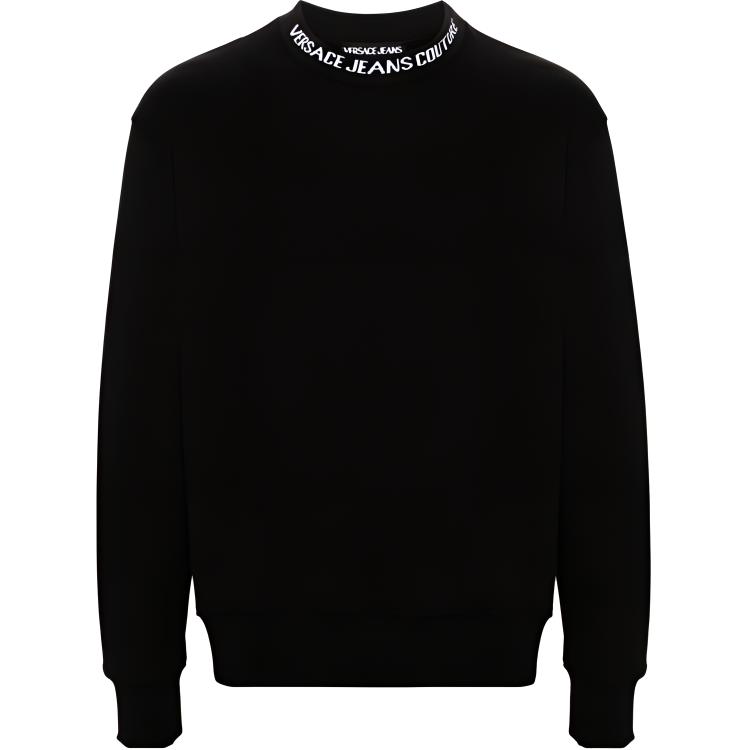 Хлопковый свитшот с логотипом VERSACE JEANS COUTURE, черный
Хлопковый свитшот с логотипом VERSACE JEANS COUTURE, черный