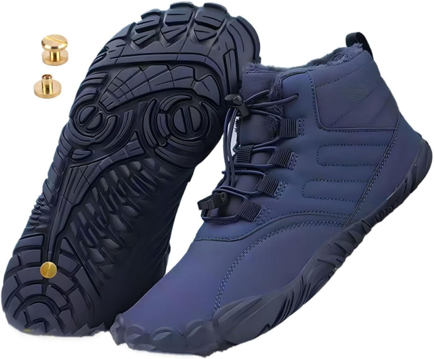 Зимние заземляющие обувь с медью, походная обувь для ходьбы, зимние походные ботинки для женщин и мужчин с цельными медными винтами Zureto, синий
Зимние заземляющие обувь с медью, походная обувь для ходьбы, зимние походные ботинки для женщин и мужчин с цельными медными винтами Zureto, синий
