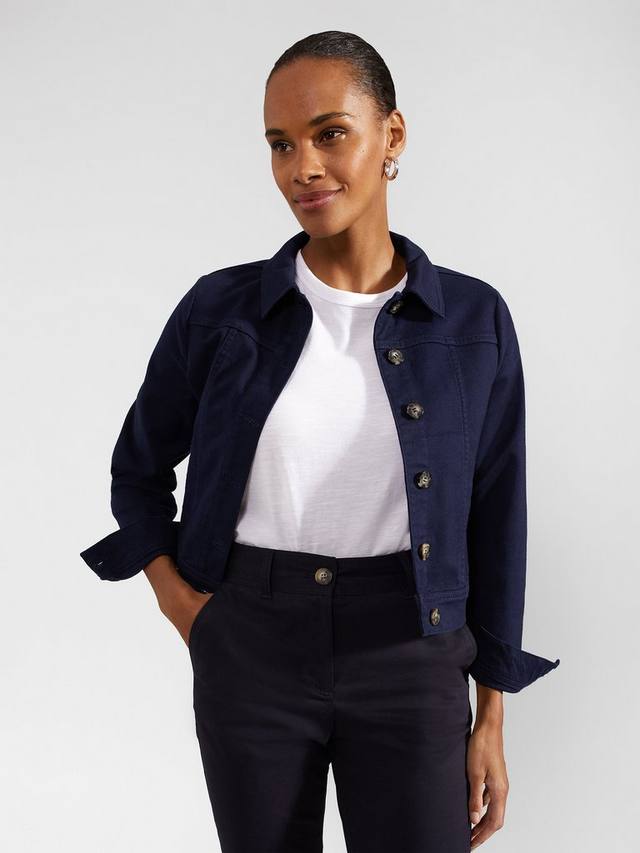 Хлопчатобумажная куртка selborne Hobbs, темно-синий
Хлопчатобумажная куртка selborne Hobbs, темно-синий
