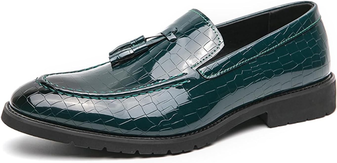 Мужские туфли-лоферы KSEDT из мягкой кожи с принтом и кисточками, без шнуровки, модные низкие дышащие формальные туфли на небольшой каблук для работы, бизнес-вечеринок, свадеб и повседневной носки, зеленый
Мужские туфли-лоферы KSEDT из мягкой кожи с принтом и кисточками, без шнуровки, модные низкие дышащие формальные туфли на небольшой каблук для работы, бизнес-вечеринок, свадеб и повседневной носки, зеленый