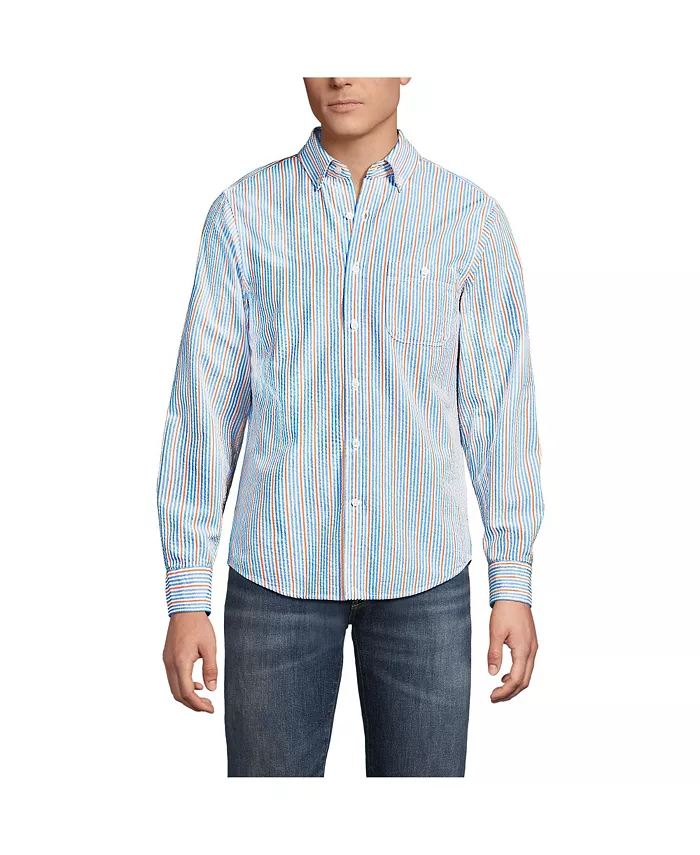 Мужская рубашка с длинным рукавом из пике Lands' End, синий
Мужская рубашка с длинным рукавом из пике Lands' End, синий