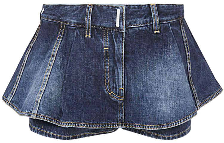 Пижамные многослойные джинсовые шорты Givenchy, синие
Пижамные многослойные джинсовые шорты Givenchy, синие