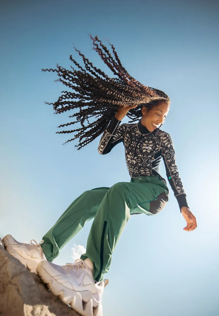 Брюки Kari Traa Softshell "Ане", с водоотталкивающей пропиткой, зеленый 
Брюки Kari Traa Softshell "Ане", с водоотталкивающей пропиткой, зеленый