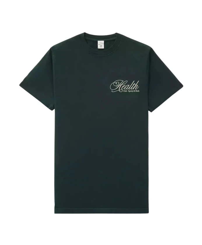 Зеленая футболка с логотипом, классический крой. Sporty & Rich, зеленый
Зеленая футболка с логотипом, классический крой. Sporty & Rich, зеленый