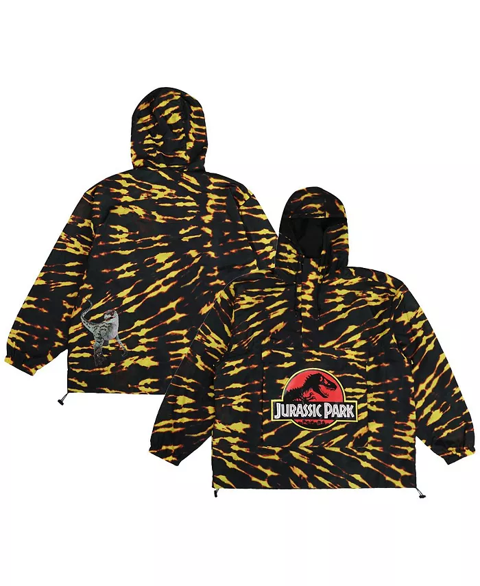 Мужская худи-полуанорак с наполовину застежкой-молнией в технике тай-дай с принтом "Парк Юрского периода" и изображением раптора, черная DUMBGOOD
Мужская худи-полуанорак с наполовину застежкой-молнией в технике тай-дай с принтом "Парк Юрского периода" и изображением раптора, черная DUMBGOOD