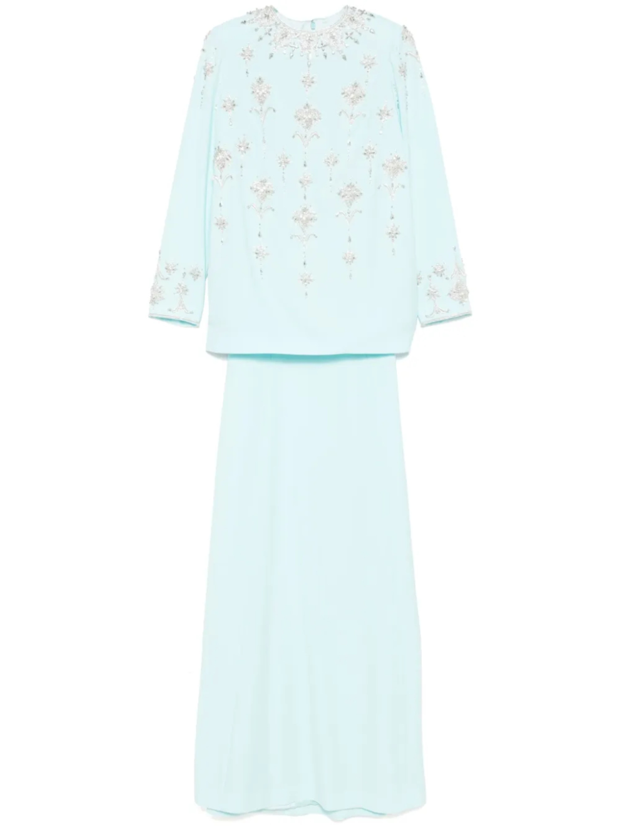 Dina Melwani комплект из топа и юбки с кристаллами, синий
Dina Melwani комплект из топа и юбки с кристаллами, синий