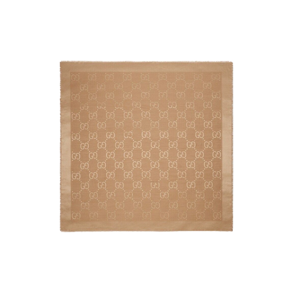 GUCCI Джаккардовая шаль с бахромой, Camel
GUCCI Джаккардовая шаль с бахромой, Camel