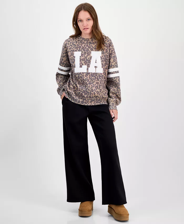 Широкие флисовые спортивные штаны для юниоров Madden Girl, черный
Широкие флисовые спортивные штаны для юниоров Madden Girl, черный