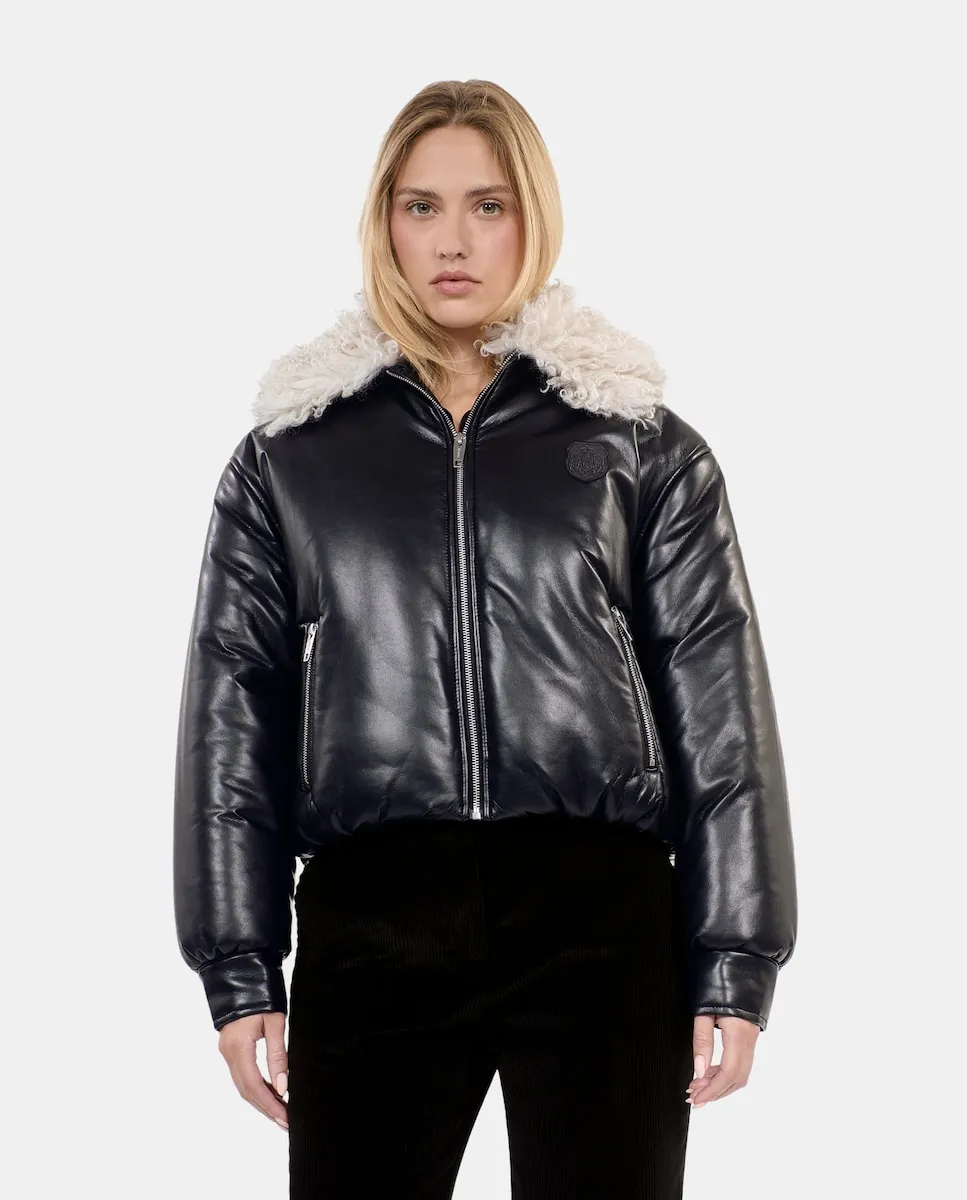 Женский пуховик из искусственного меха с воротником из шерпы The Kooples, черный
Женский пуховик из искусственного меха с воротником из шерпы The Kooples, черный
