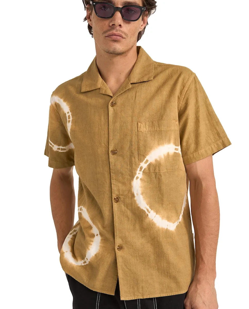 Мужская футболка с принтом тай-дай, классический крой, короткий рукав Rhythm, коричневый
Мужская футболка с принтом тай-дай, классический крой, короткий рукав Rhythm, коричневый