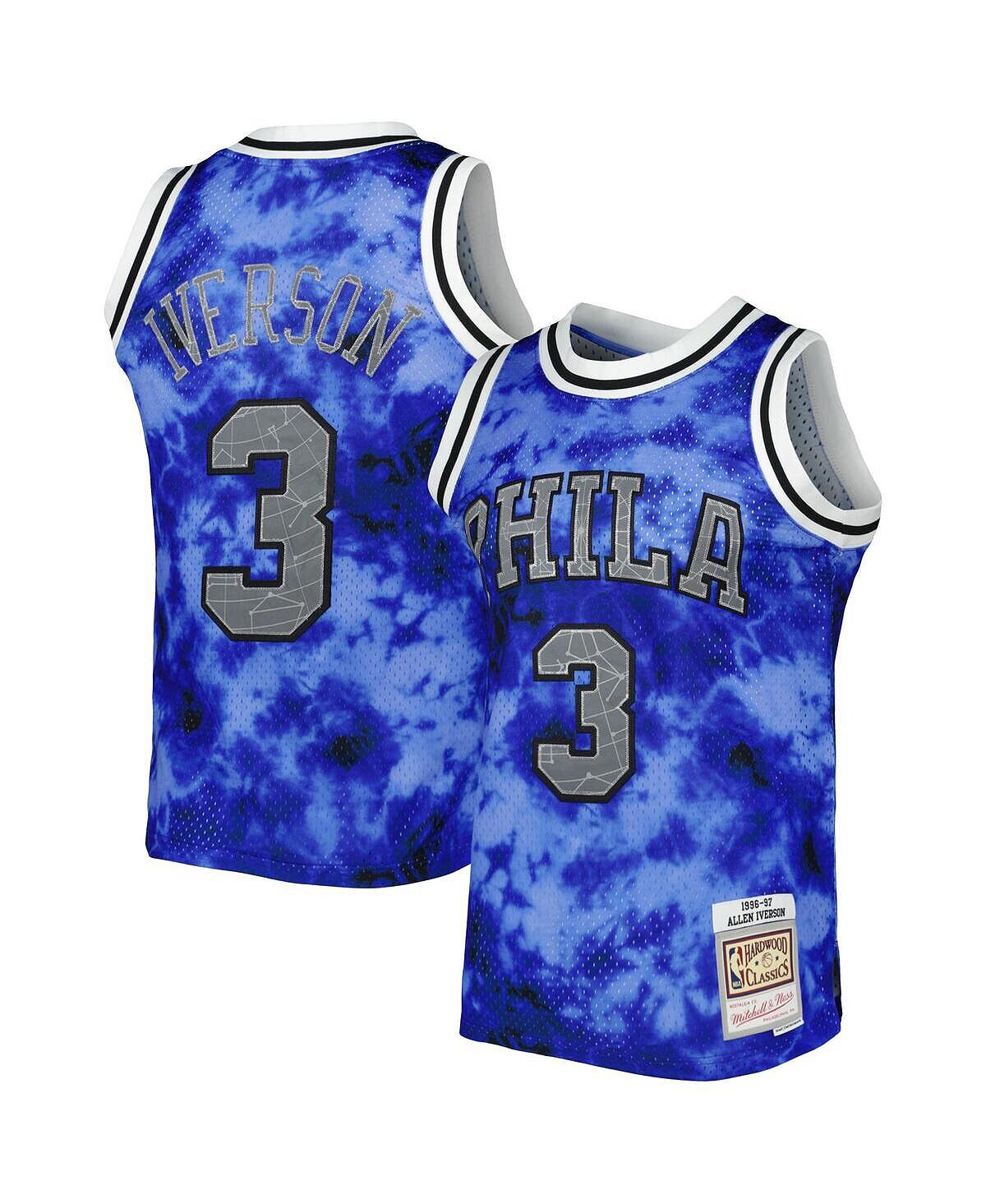Мужская майка Allen Iverson Royal Philadelphia 76ers 1996-97 Galaxy Swingman Mitchell & Ness 
Мужская майка Allen Iverson Royal Philadelphia 76ers 1996-97 Galaxy Swingman Mitchell & Ness