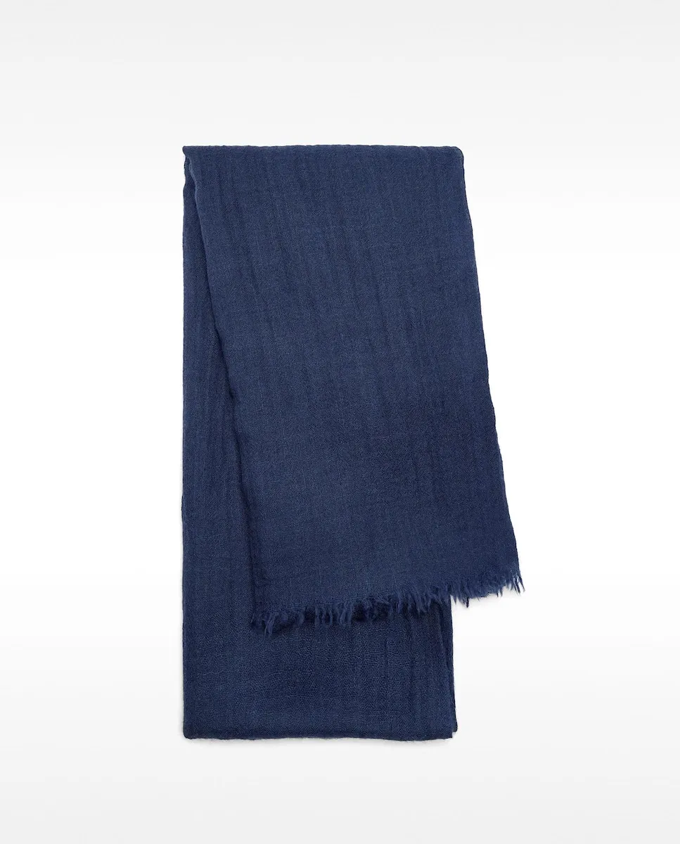 Платок с отделкой в рубчик Parfois, темно-синий
Платок с отделкой в рубчик Parfois, темно-синий