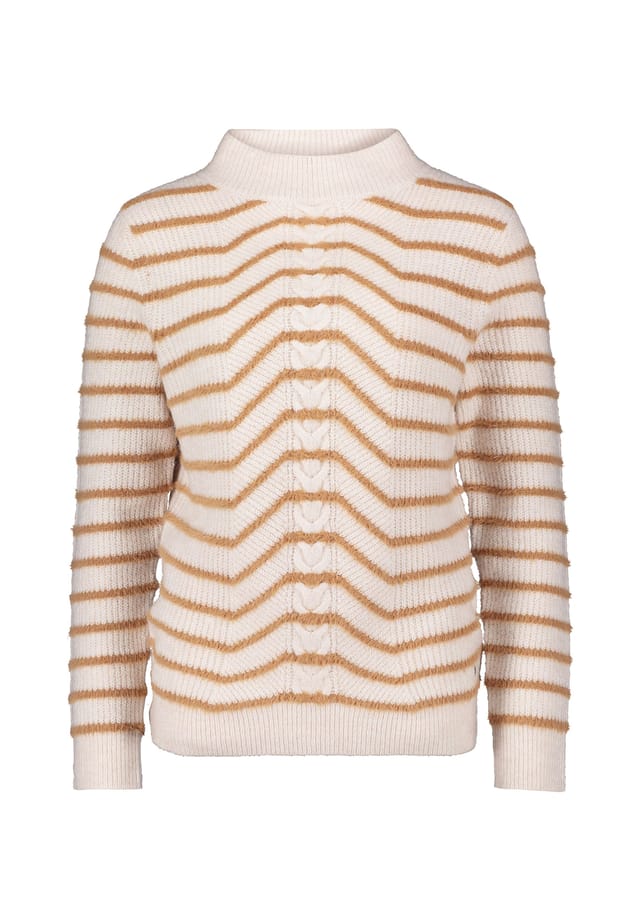 Вязаный свитер с круглым вырезом Betty & Co, мультиколор
Вязаный свитер с круглым вырезом Betty & Co, мультиколор