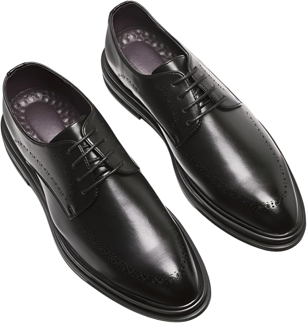 Мужские кожаные оксфорды Santimon, противоскользящая подошва, для официальных, деловых или повседневных мероприятий, черный
Мужские кожаные оксфорды Santimon, противоскользящая подошва, для официальных, деловых или повседневных мероприятий, черный