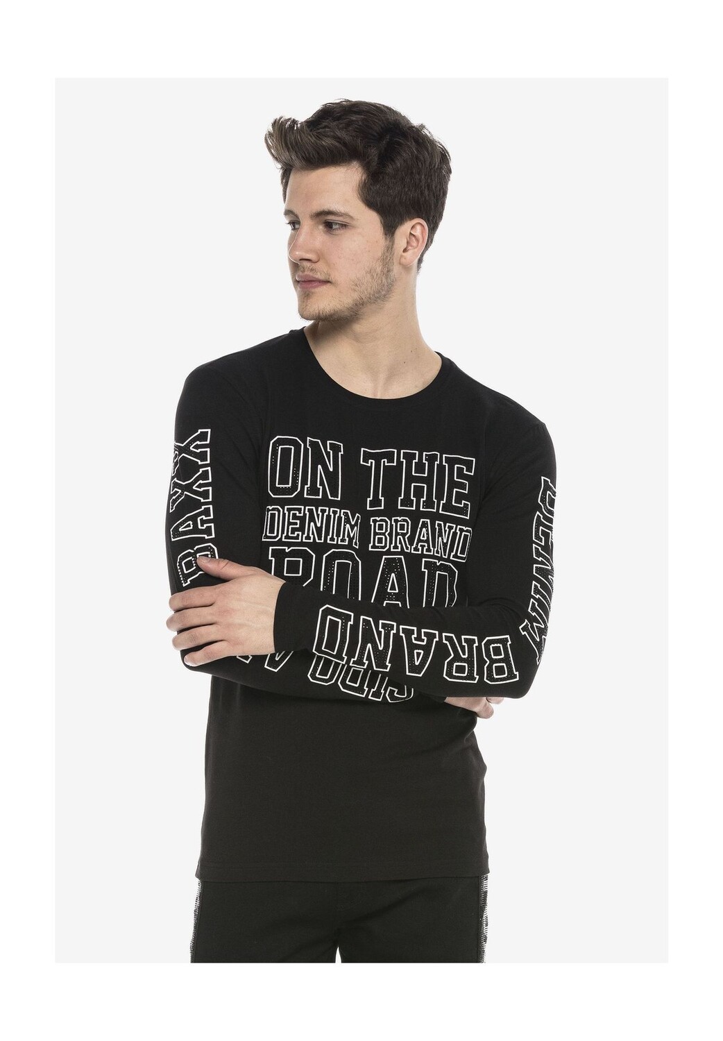 Рубашка с длинными рукавами и крутым принтом CIPO & BAXX, черный
Рубашка с длинными рукавами и крутым принтом CIPO & BAXX, черный