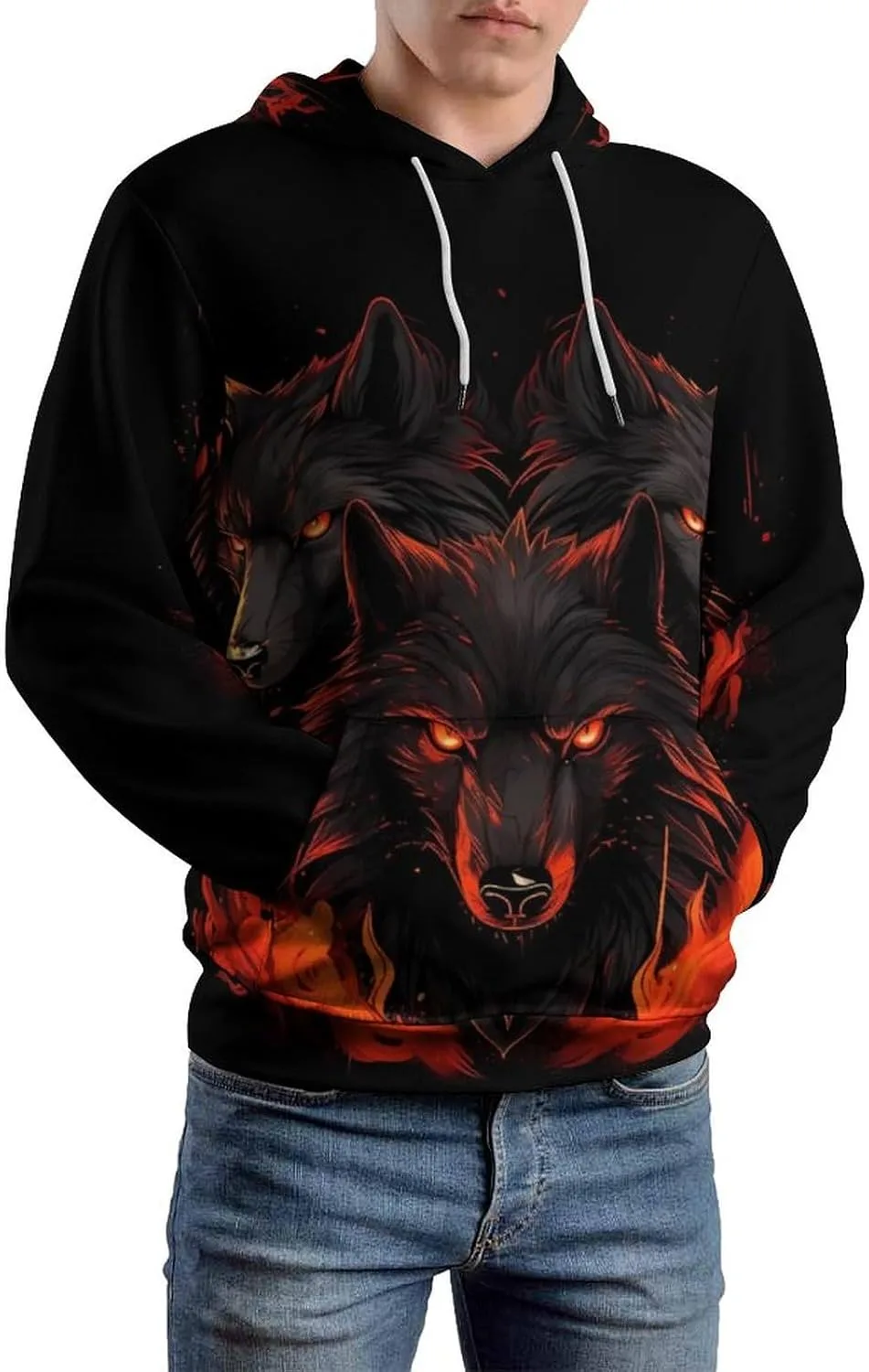 Толстовка MARSVOVO Wolf с капюшоном и карманами
Толстовка MARSVOVO Wolf с капюшоном и карманами