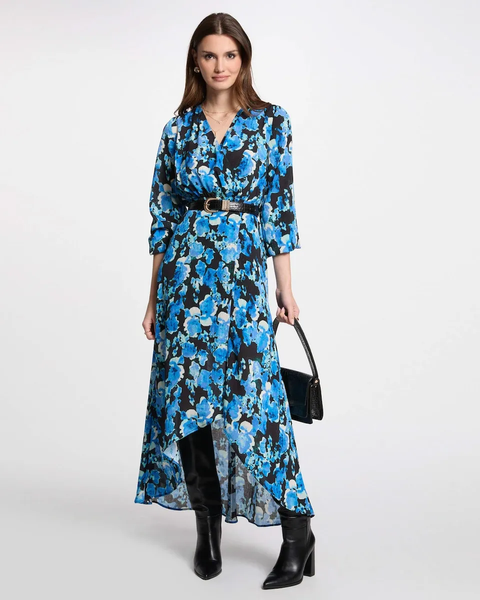 Платье с принтом асимметричной длины Morgan, синий
Платье с принтом асимметричной длины Morgan, синий