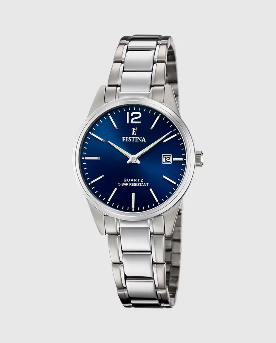 Женские часы F20509/3 Acero Classico в серебристой стали Festina, серебряный
Женские часы F20509/3 Acero Classico в серебристой стали Festina, серебряный