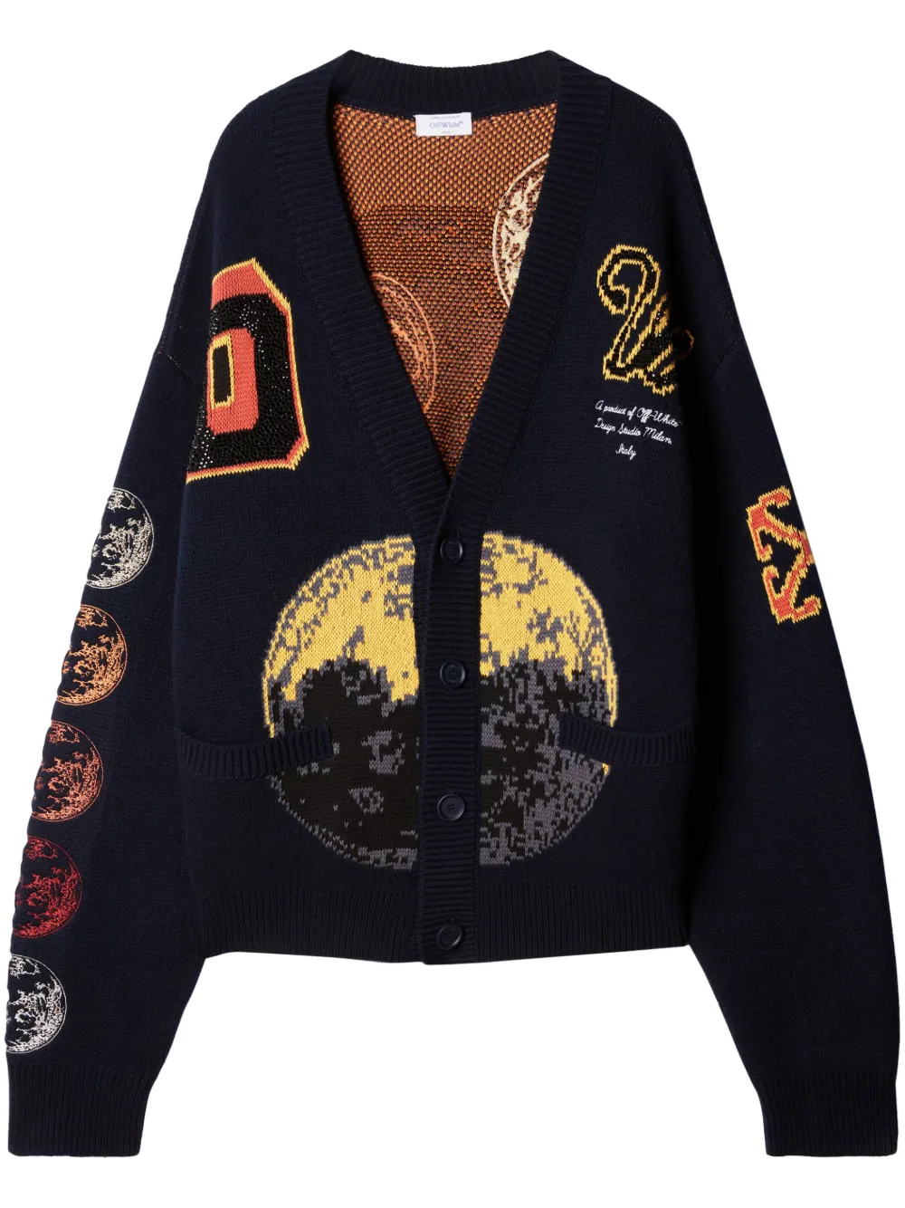 Кардиган Moon Phase OFF-WHITE, синий
Кардиган Moon Phase OFF-WHITE, синий