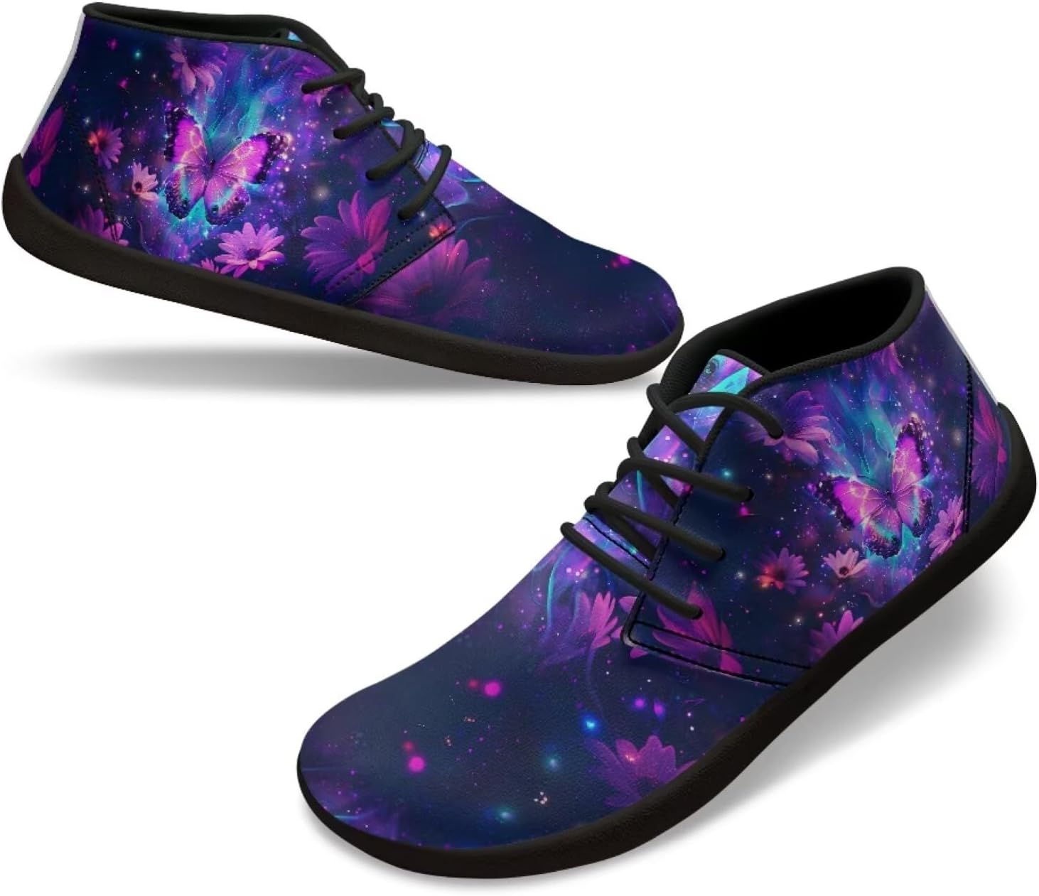 Мужские кроссовки с широкой носочной частью, дышащие, в стиле босоножек, с подошвой нулевого подъема, удобные, противоскользящие, быстро сохнущие, для тренировок и прогулок Xixirimido, Galaxy Butterfly Floral
Мужские кроссовки с широкой носочной частью, дышащие, в стиле босоножек, с подошвой нулевого подъема, удобные, противоскользящие, быстро сохнущие, для тренировок и прогулок Xixirimido, Galaxy Butterfly Floral