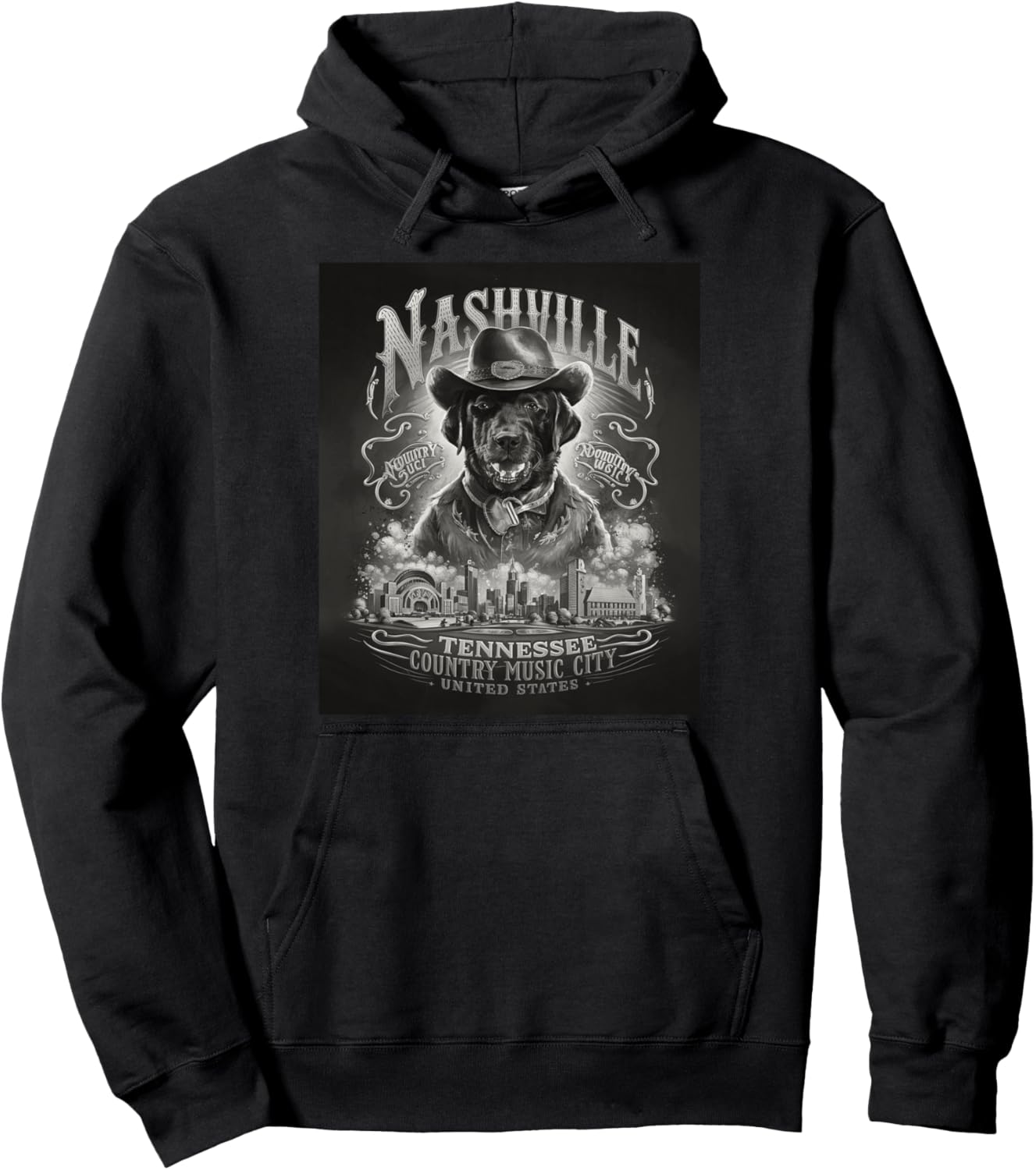 Толстовка Nashville Tennessee Country Music City Labrador, черный
Толстовка Nashville Tennessee Country Music City Labrador, черный