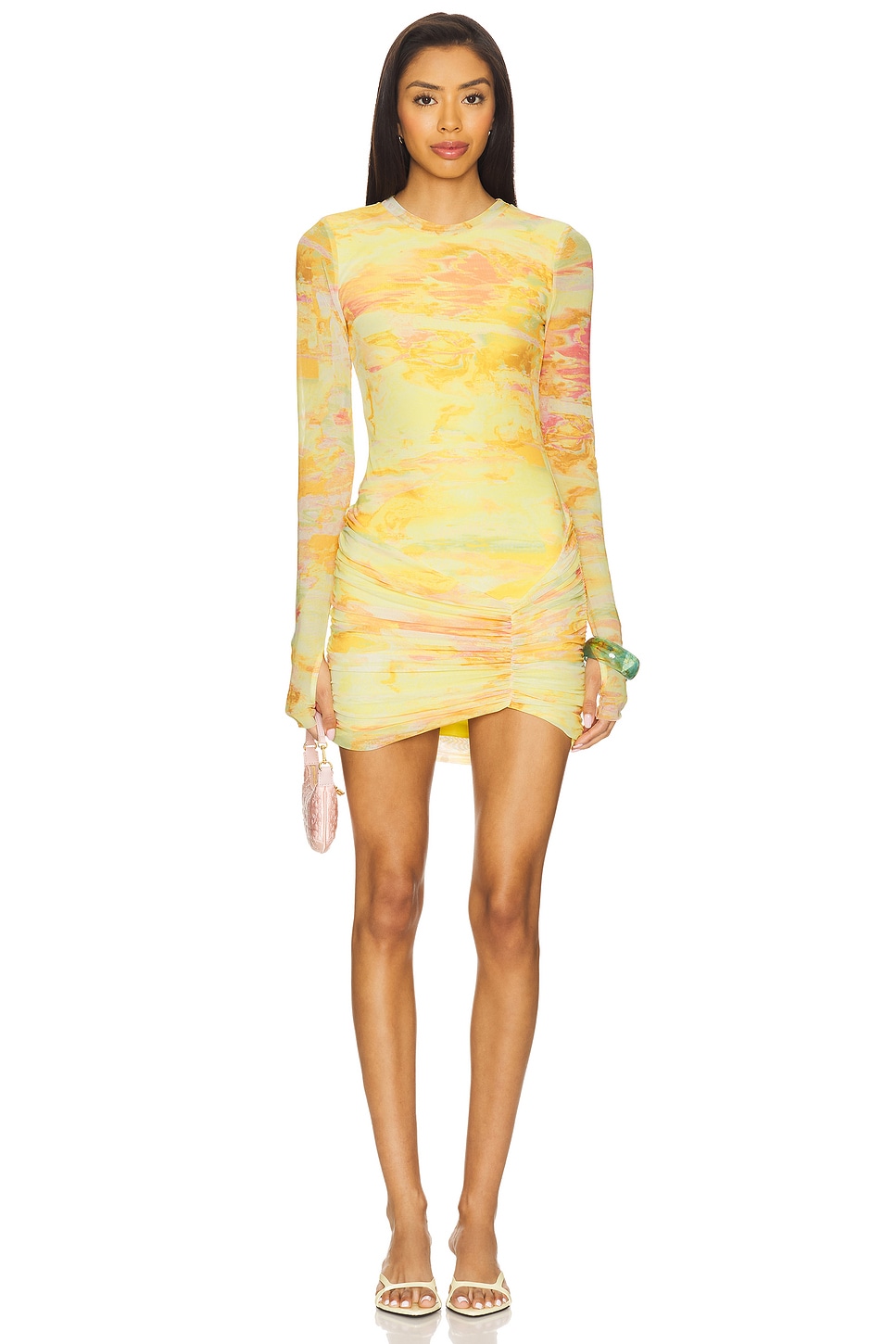 Мини-платье Mirza Afrm, acid yellow marble
Мини-платье Mirza Afrm, acid yellow marble