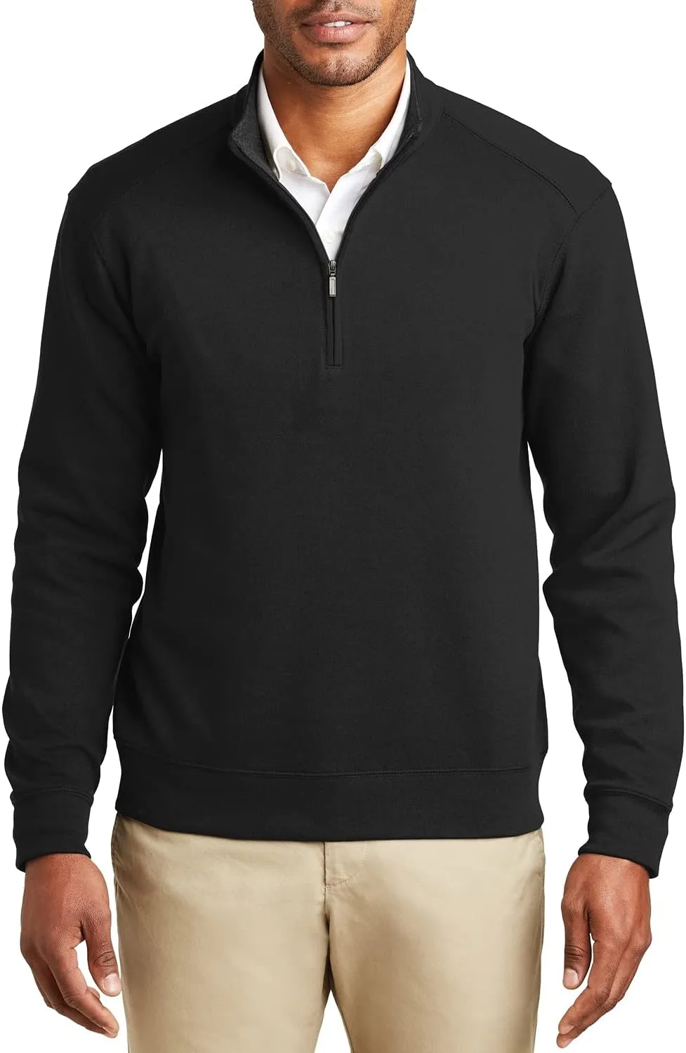 Мужской свитер JustBlanks с длинным рукавом и молнией на четверть
Мужской свитер JustBlanks с длинным рукавом и молнией на четверть