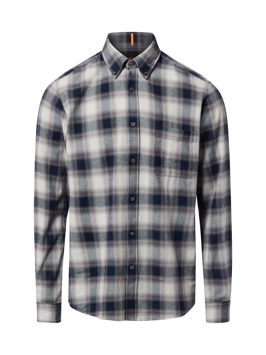 Рубашка на пуговицах классического кроя BOSS, серый
Рубашка на пуговицах классического кроя BOSS, серый