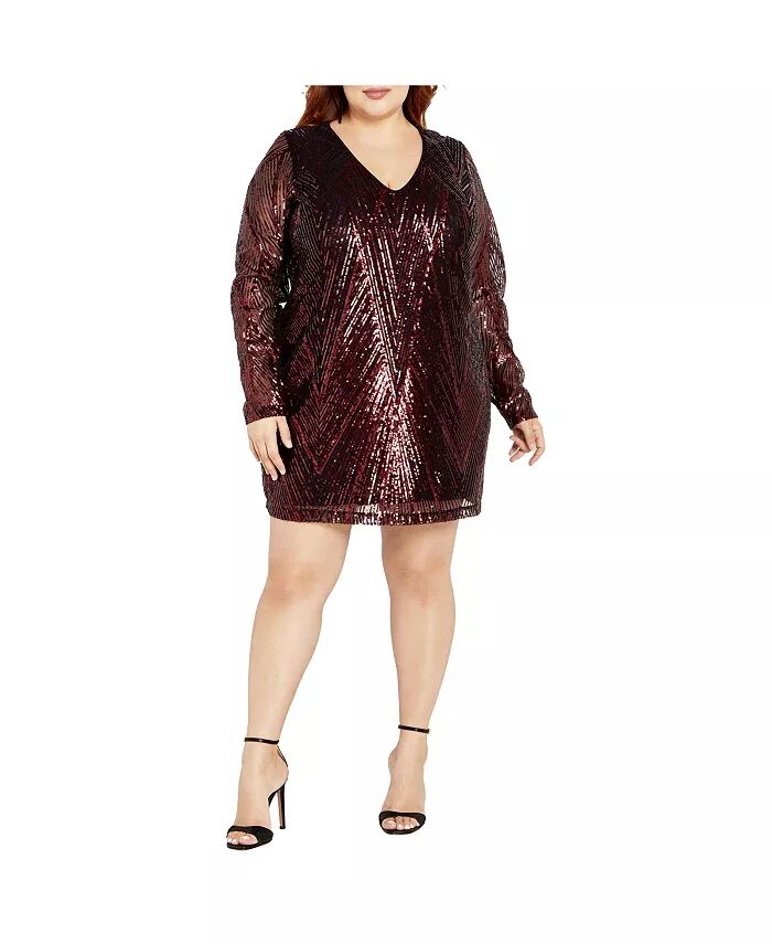 Женское платье Micah с пайетками CITY CHIC, красный
Женское платье Micah с пайетками CITY CHIC, красный