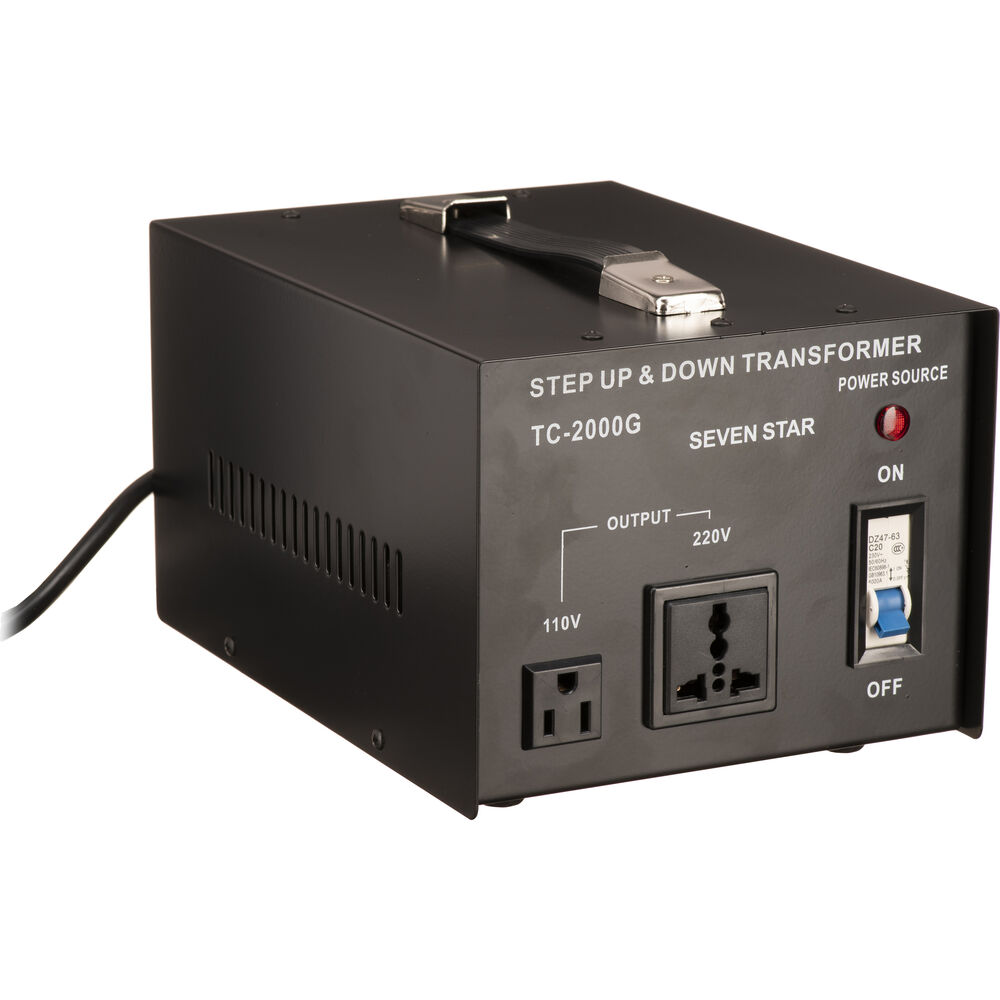 Sevenstar TC-2000 Step Up/Step Down Transformer (2,000W) TC2000
Sevenstar TC-2000 Step Up/Step Down Transformer (2,000W) TC2000