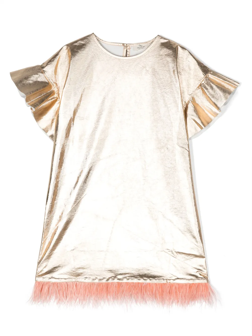 Платье с металлизированной отделкой и оборками Andorine, золотой
Платье с металлизированной отделкой и оборками Andorine, золотой