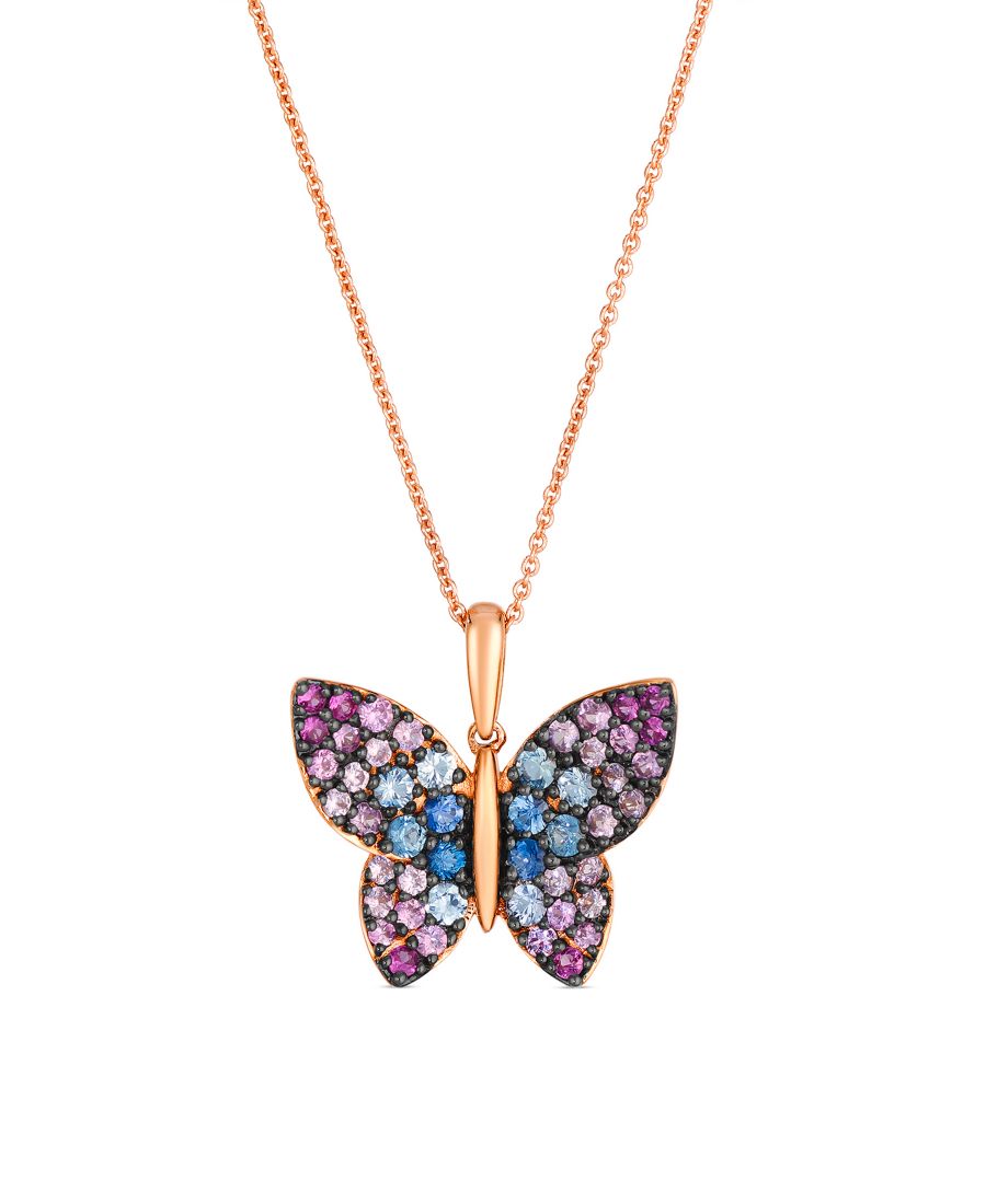 Колье с сапфирами разного цвета (0,34 карата) и розовыми сапфирами разного цвета (0,82 карата) из 14-каратного клубничного золота Le Vian, Rose Gold, multi
Колье с сапфирами разного цвета (0,34 карата) и розовыми сапфирами разного цвета (0,82 карата) из 14-каратного клубничного золота Le Vian, Rose Gold, multi