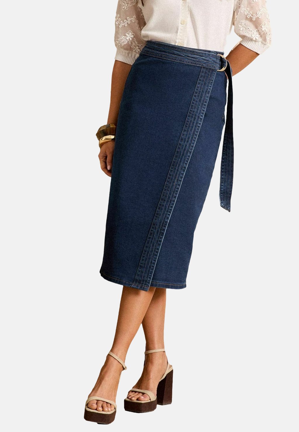 Джинсовая юбка Wrap skirt Love & Roses, синий
Джинсовая юбка Wrap skirt Love & Roses, синий