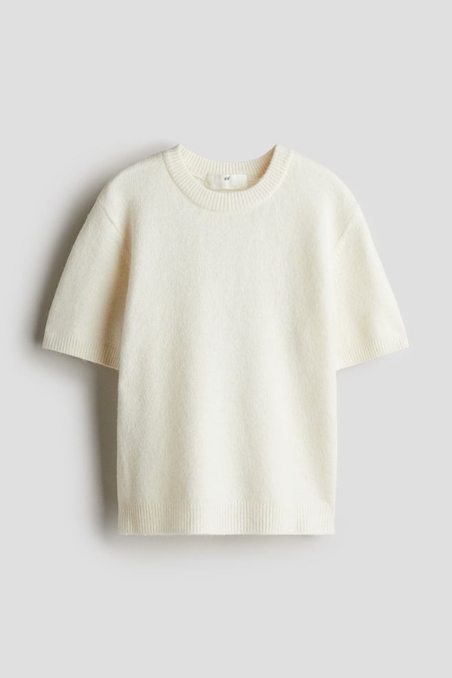 Рубашка из тонкого трикотажа с начесом H&M, белый
Рубашка из тонкого трикотажа с начесом H&M, белый