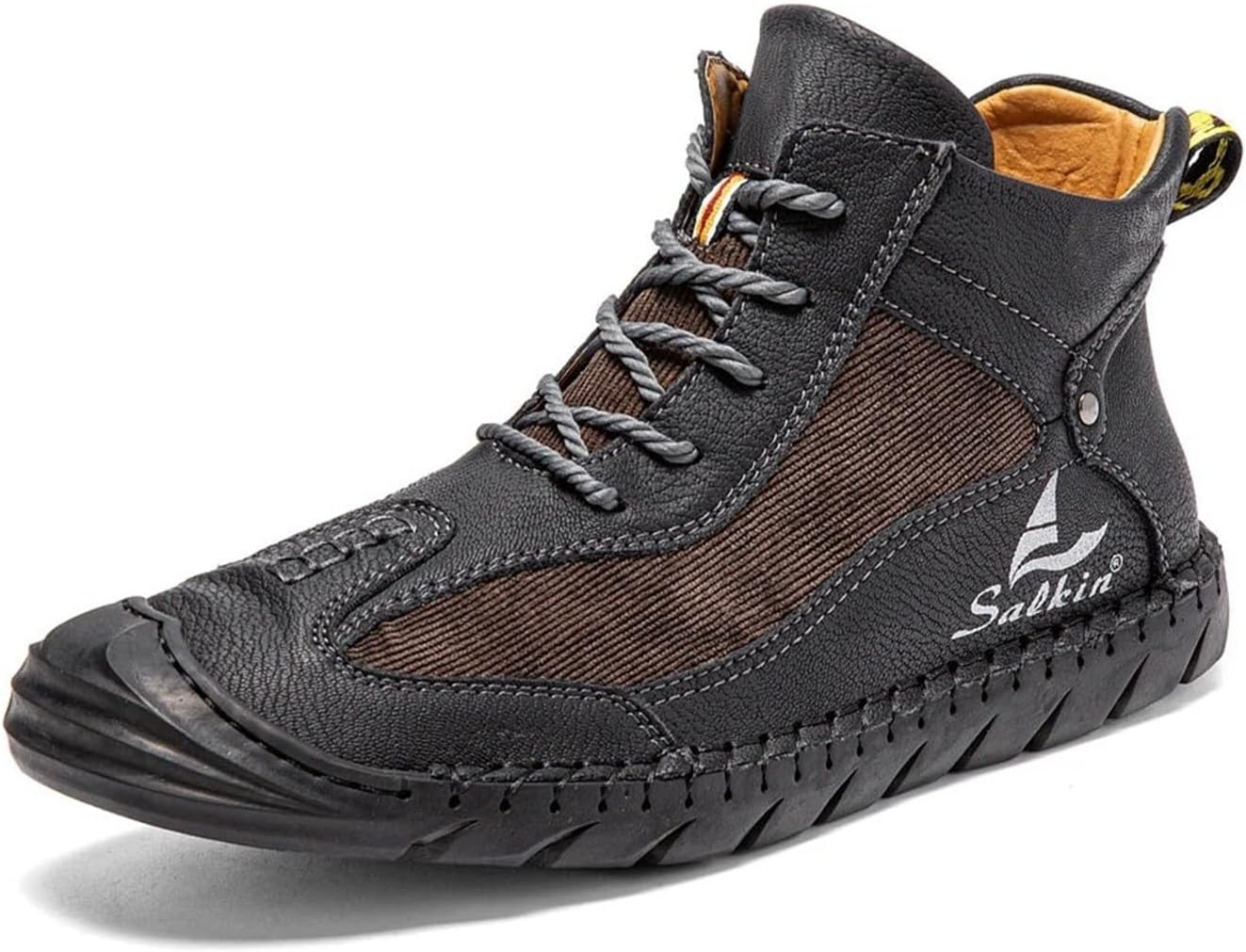 Мужские ботинки Удобные кожаные сапоги ручной работы Ботинки для уличного отдыха Пешеходные ботинки для мужчин Generic, черный
Мужские ботинки Удобные кожаные сапоги ручной работы Ботинки для уличного отдыха Пешеходные ботинки для мужчин Generic, черный