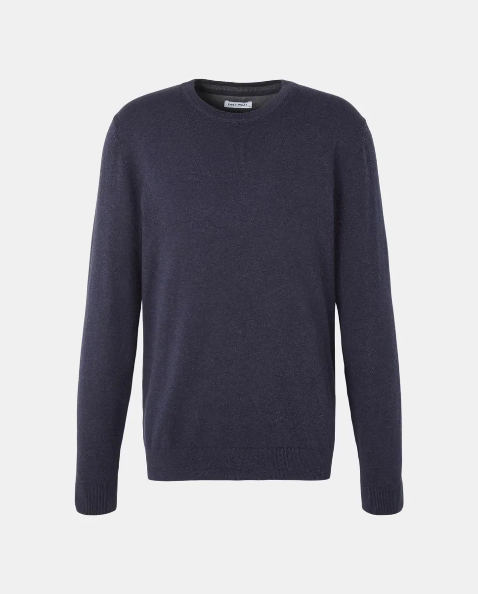 Однотонный джемпер для мужчин Easy Wear, темно-синий
Однотонный джемпер для мужчин Easy Wear, темно-синий