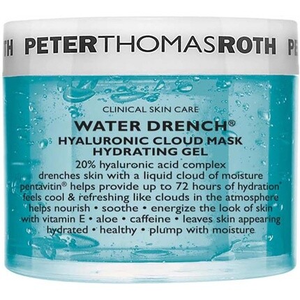 Peter Thomas Roth Water Drench Hyaluronic Cloud Gel Mask Увлажняющая маска для лица с гиалуроновой кислотой Пентавин Алоэ Вера Витамин Е Кофеин 
Peter Thomas Roth Water Drench Hyaluronic Cloud Gel Mask Увлажняющая маска для лица с гиалуроновой кислотой Пентавин Алоэ Вера Витамин Е Кофеин